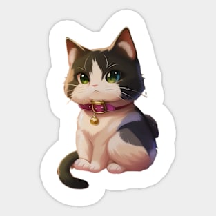 vintage-cat Sticker